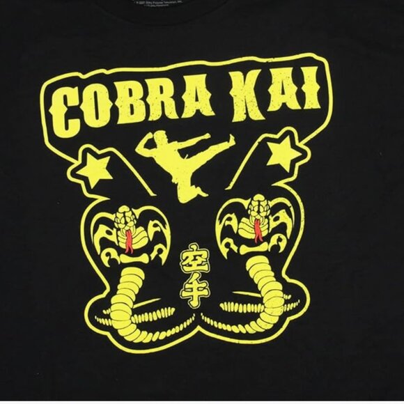 Mens Big & Tall Bioworld Cobra Kai Tee Size 2XLB - Picture 4 of 5